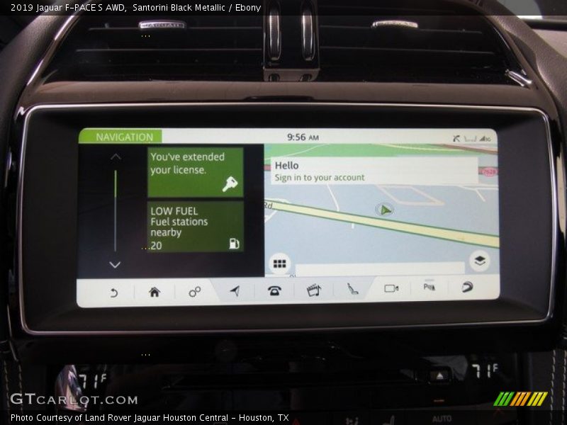 Santorini Black Metallic / Ebony 2019 Jaguar F-PACE S AWD