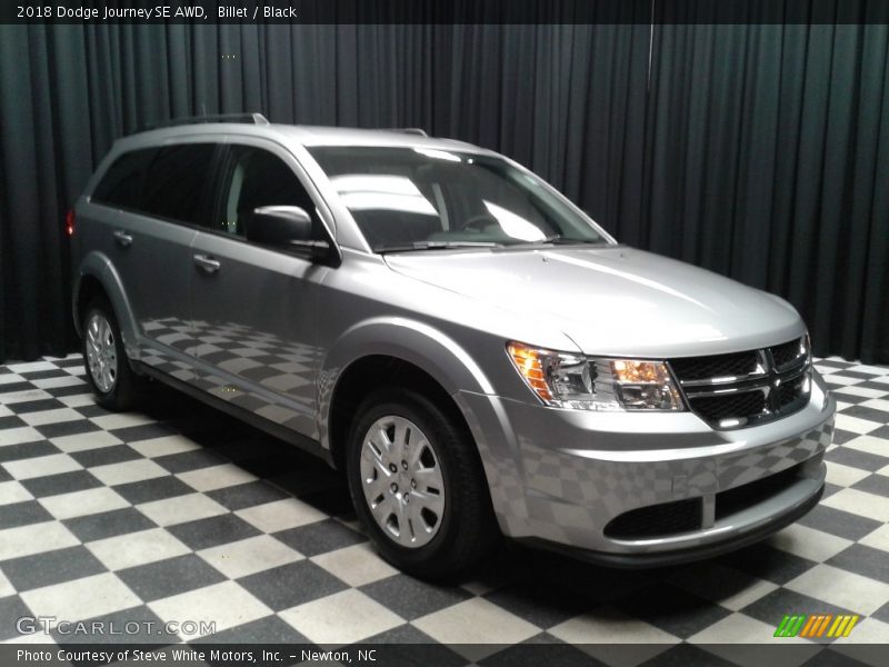 Billet / Black 2018 Dodge Journey SE AWD