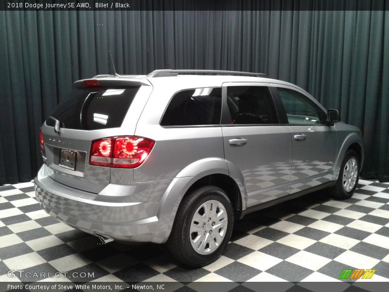Billet / Black 2018 Dodge Journey SE AWD