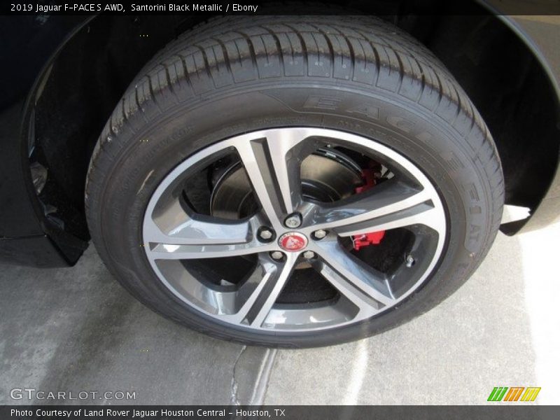 Santorini Black Metallic / Ebony 2019 Jaguar F-PACE S AWD