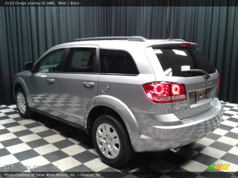 Billet / Black 2018 Dodge Journey SE AWD