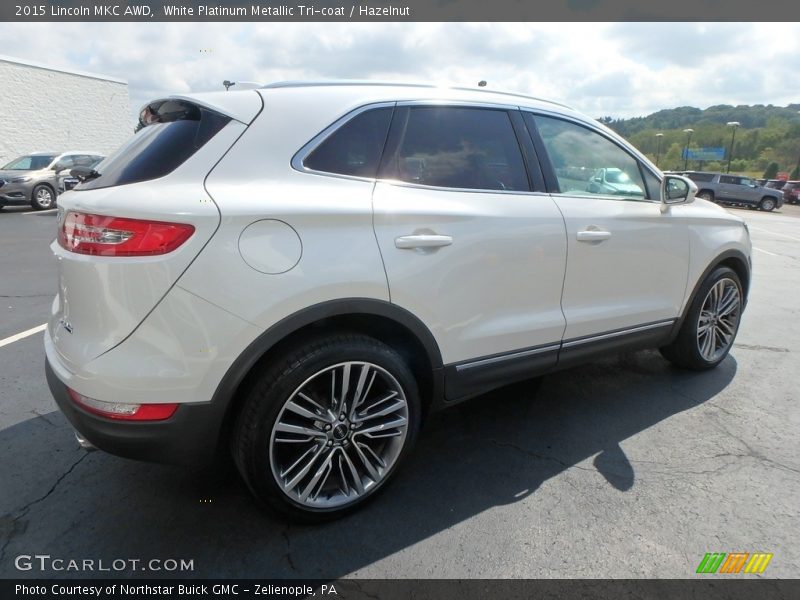 White Platinum Metallic Tri-coat / Hazelnut 2015 Lincoln MKC AWD