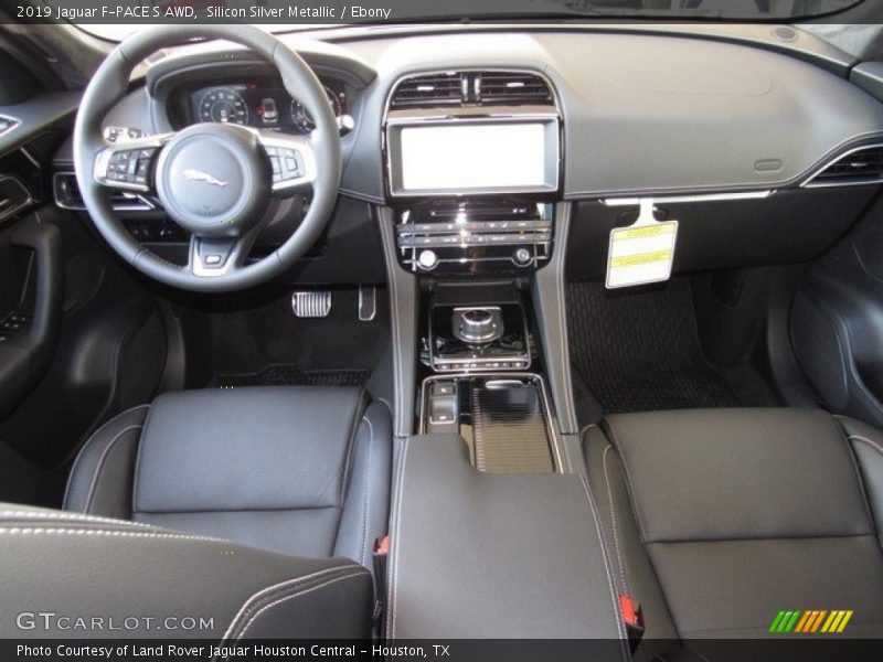 Silicon Silver Metallic / Ebony 2019 Jaguar F-PACE S AWD