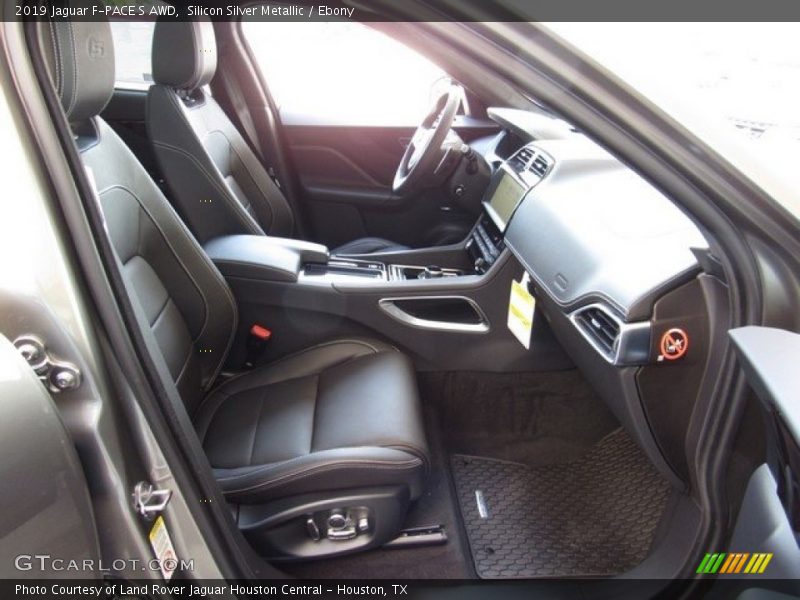 Silicon Silver Metallic / Ebony 2019 Jaguar F-PACE S AWD