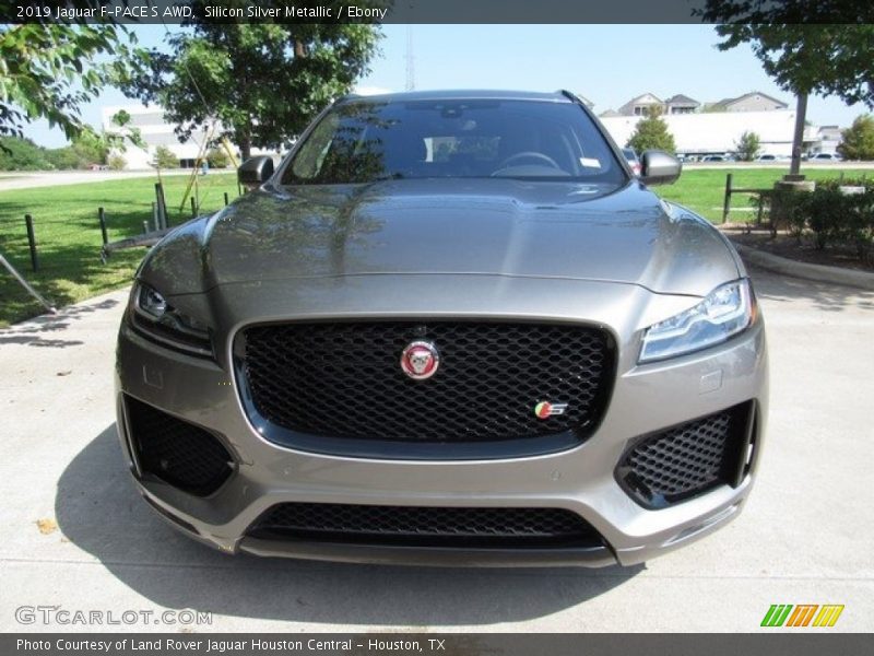 Silicon Silver Metallic / Ebony 2019 Jaguar F-PACE S AWD