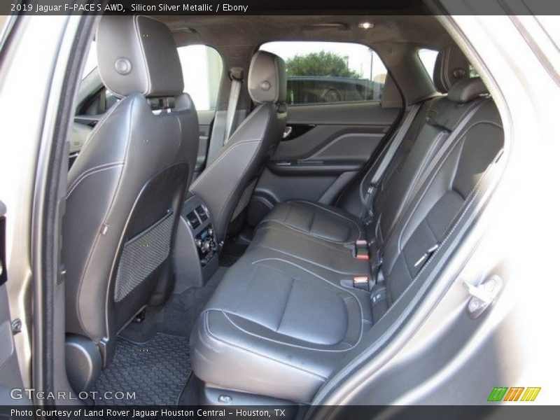 Silicon Silver Metallic / Ebony 2019 Jaguar F-PACE S AWD