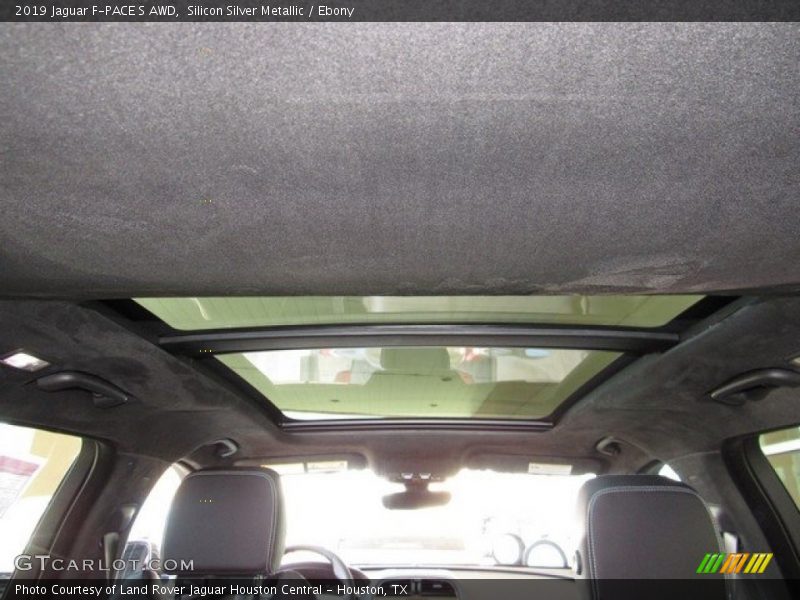 Silicon Silver Metallic / Ebony 2019 Jaguar F-PACE S AWD
