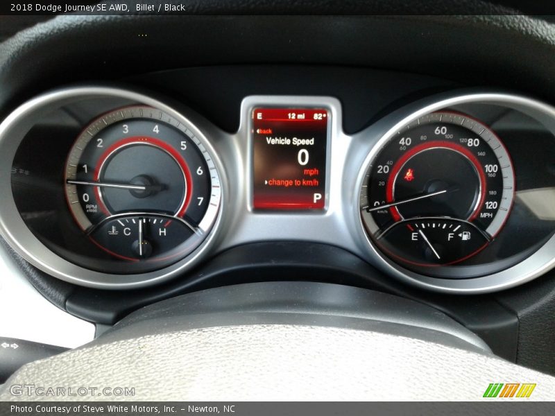 Billet / Black 2018 Dodge Journey SE AWD