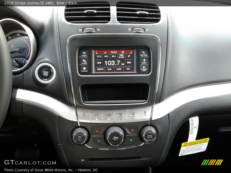 Billet / Black 2018 Dodge Journey SE AWD