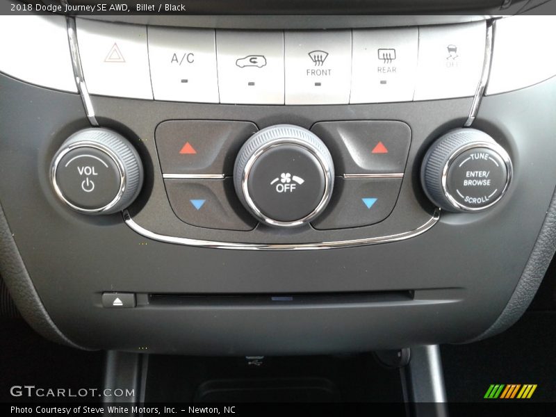 Billet / Black 2018 Dodge Journey SE AWD