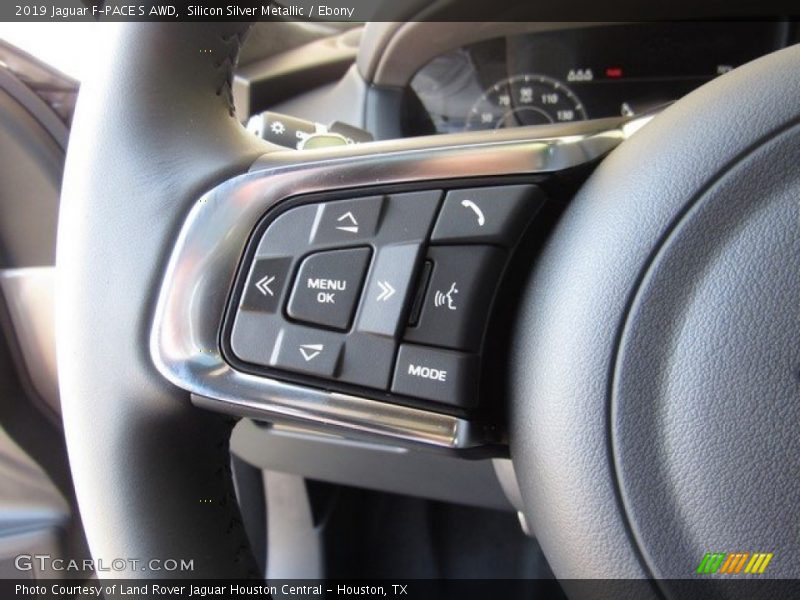 Silicon Silver Metallic / Ebony 2019 Jaguar F-PACE S AWD