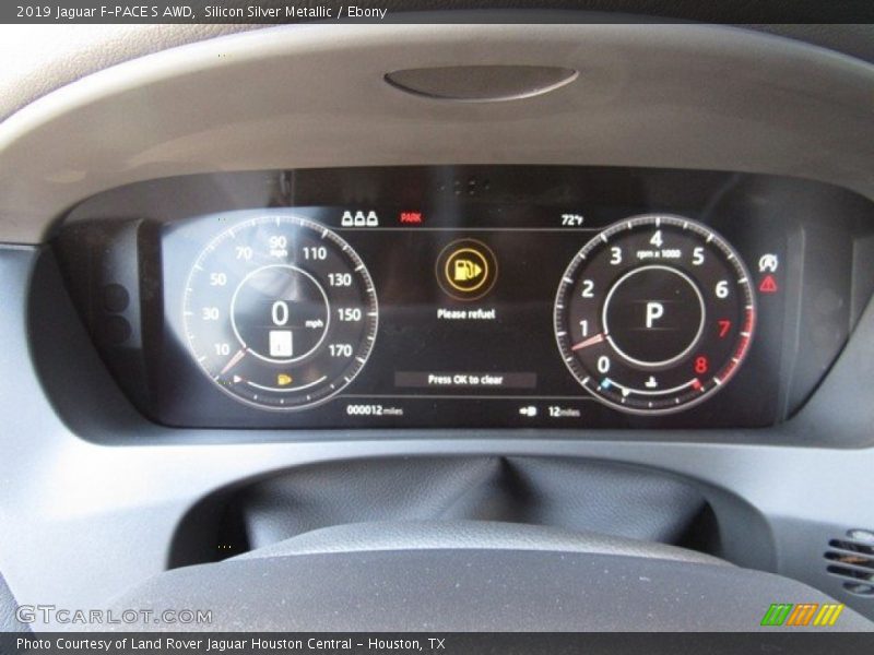 Silicon Silver Metallic / Ebony 2019 Jaguar F-PACE S AWD
