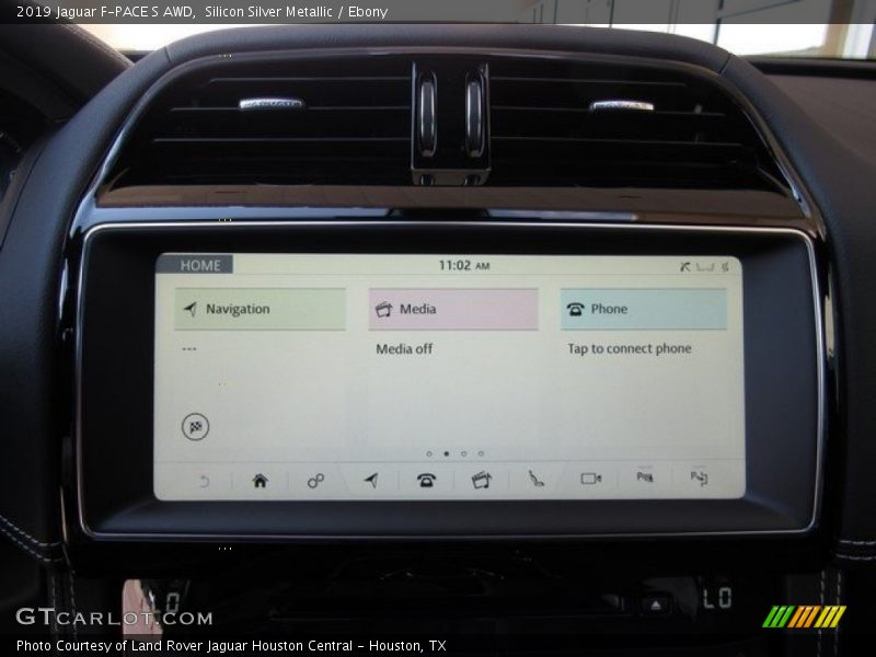 Silicon Silver Metallic / Ebony 2019 Jaguar F-PACE S AWD
