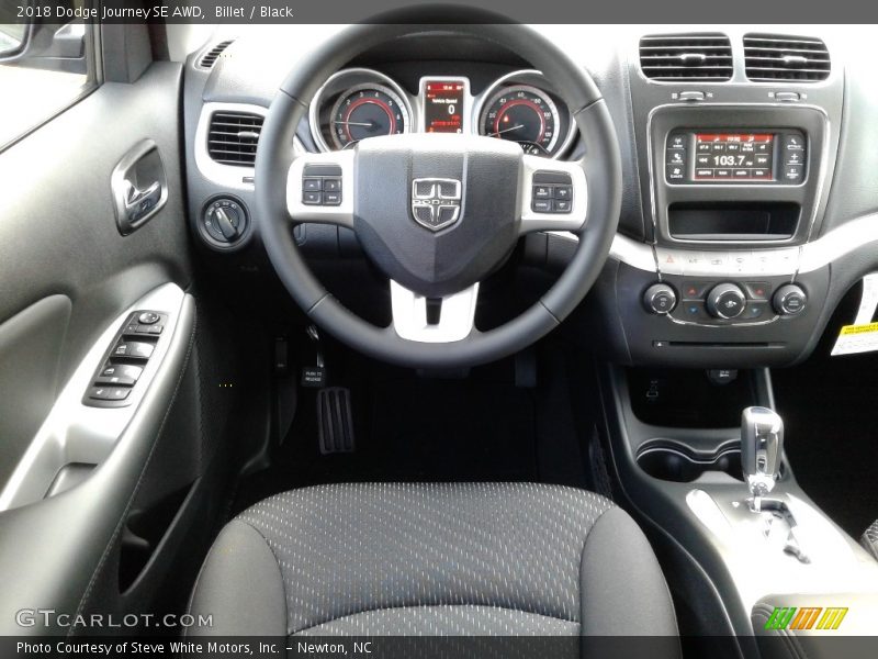 Billet / Black 2018 Dodge Journey SE AWD
