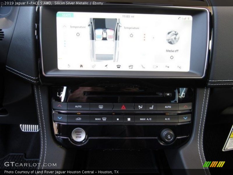 Silicon Silver Metallic / Ebony 2019 Jaguar F-PACE S AWD