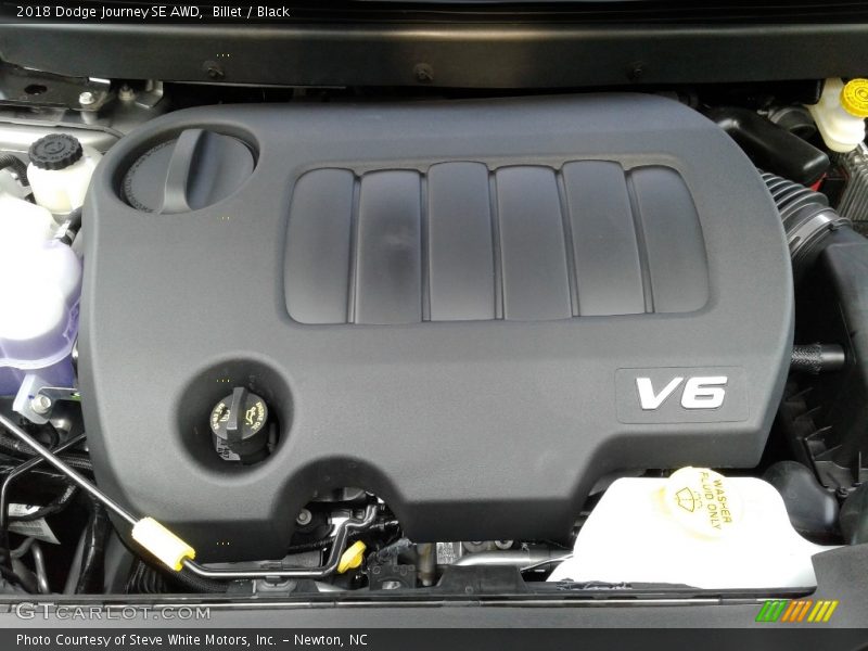 Billet / Black 2018 Dodge Journey SE AWD
