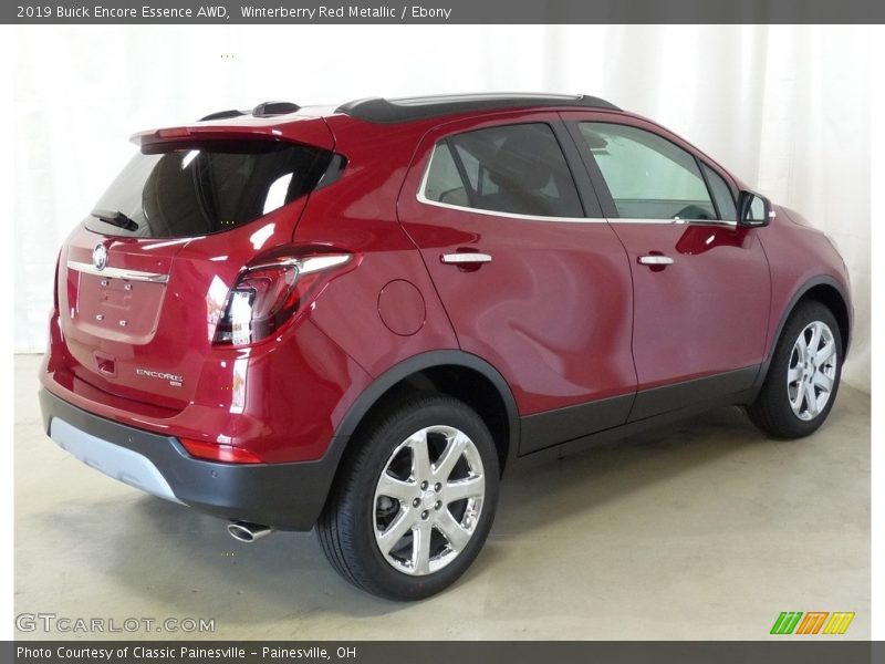 Winterberry Red Metallic / Ebony 2019 Buick Encore Essence AWD