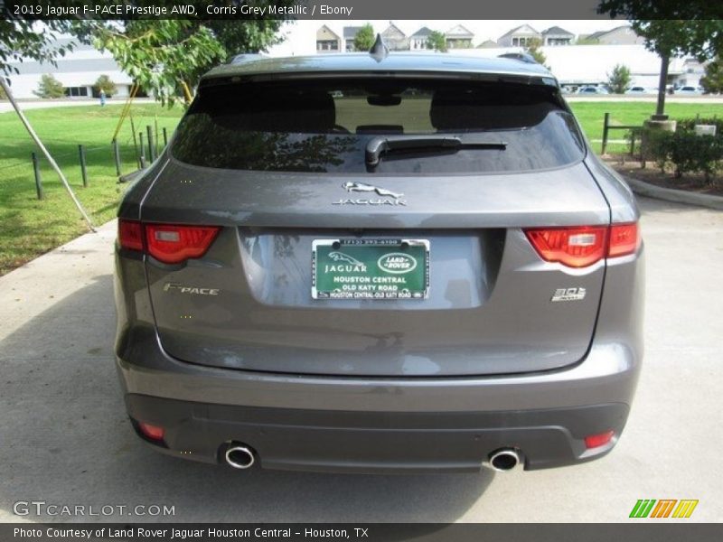 Corris Grey Metallic / Ebony 2019 Jaguar F-PACE Prestige AWD