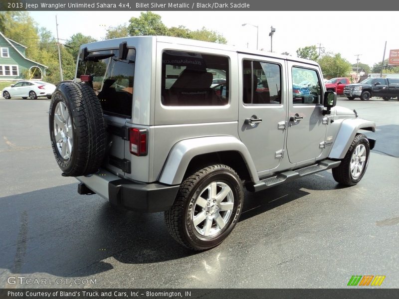 Billet Silver Metallic / Black/Dark Saddle 2013 Jeep Wrangler Unlimited Sahara 4x4