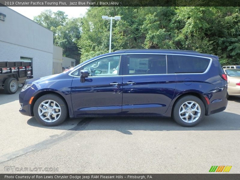 Jazz Blue Pearl / Black/Alloy 2019 Chrysler Pacifica Touring Plus