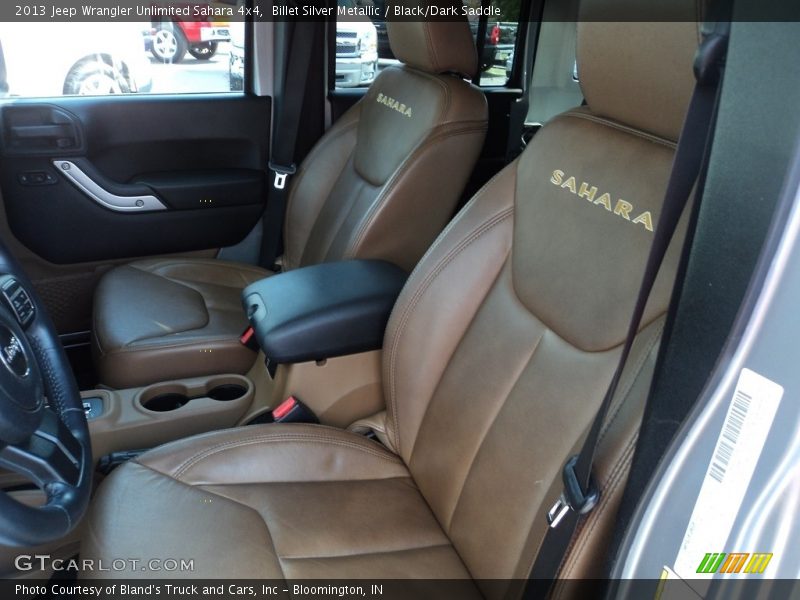 Billet Silver Metallic / Black/Dark Saddle 2013 Jeep Wrangler Unlimited Sahara 4x4