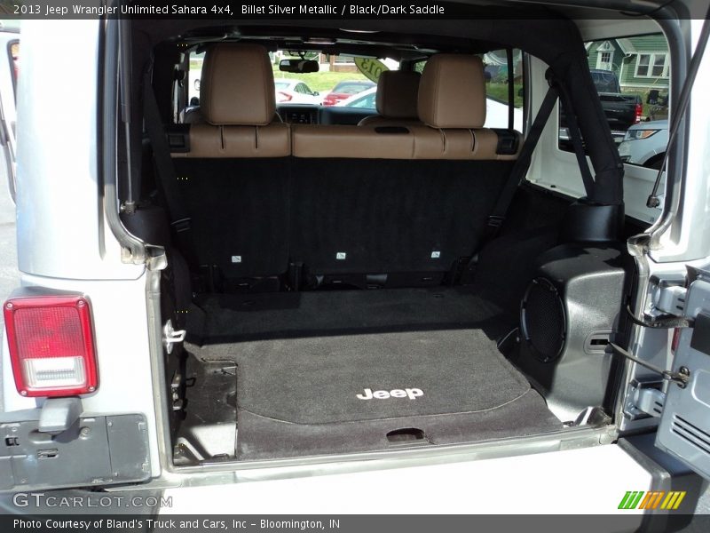 Billet Silver Metallic / Black/Dark Saddle 2013 Jeep Wrangler Unlimited Sahara 4x4