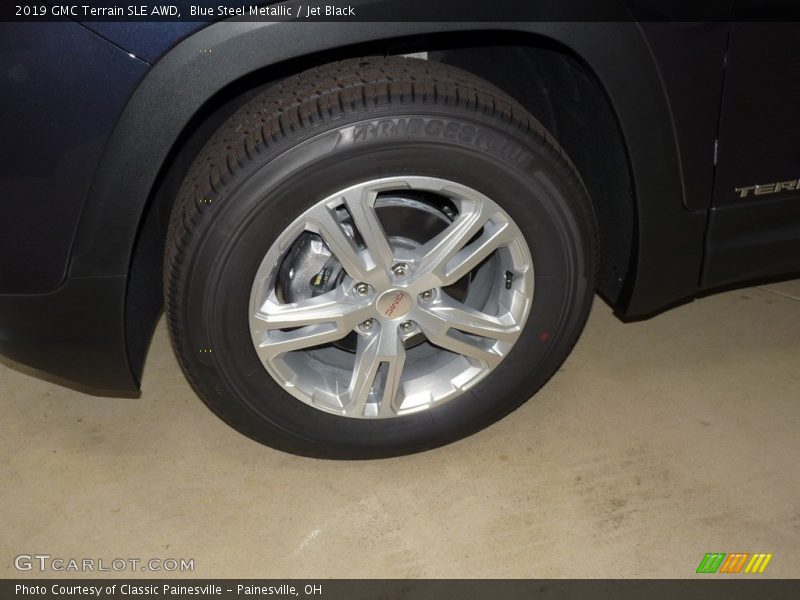 Blue Steel Metallic / Jet Black 2019 GMC Terrain SLE AWD