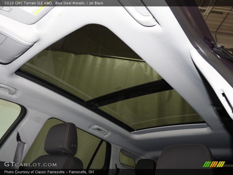 Blue Steel Metallic / Jet Black 2019 GMC Terrain SLE AWD
