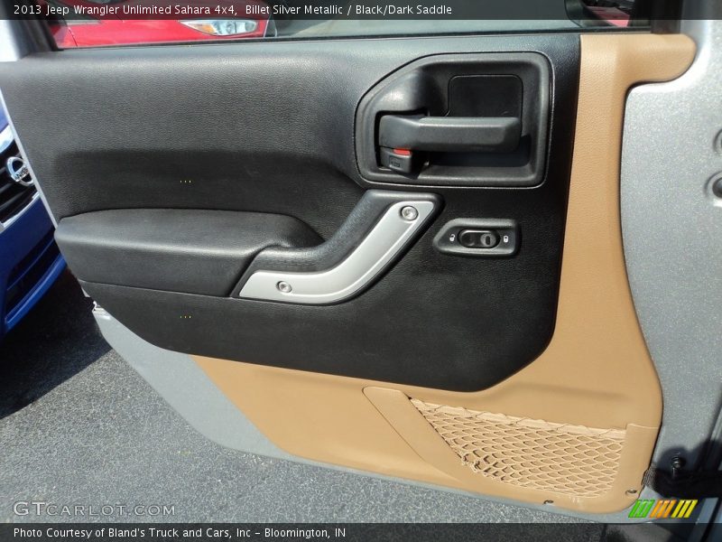Billet Silver Metallic / Black/Dark Saddle 2013 Jeep Wrangler Unlimited Sahara 4x4