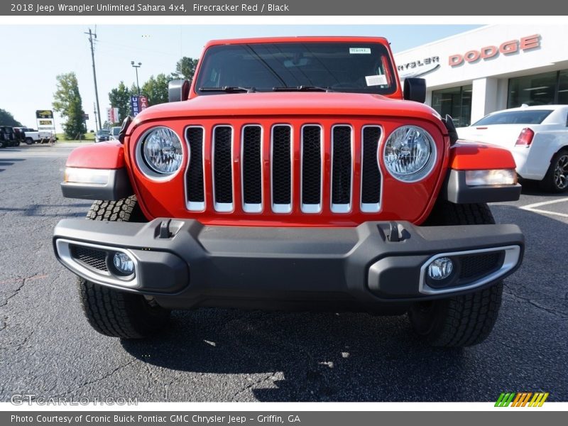 Firecracker Red / Black 2018 Jeep Wrangler Unlimited Sahara 4x4