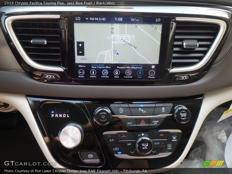 Jazz Blue Pearl / Black/Alloy 2019 Chrysler Pacifica Touring Plus