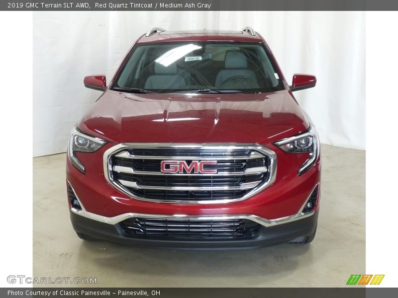 Red Quartz Tintcoat / Medium Ash Gray 2019 GMC Terrain SLT AWD