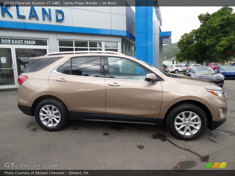Sandy Ridge Metallic / Jet Black 2019 Chevrolet Equinox LT AWD
