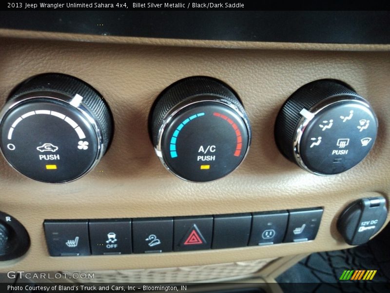 Billet Silver Metallic / Black/Dark Saddle 2013 Jeep Wrangler Unlimited Sahara 4x4