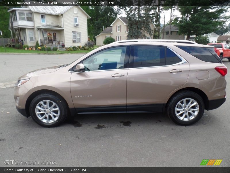 Sandy Ridge Metallic / Jet Black 2019 Chevrolet Equinox LT AWD