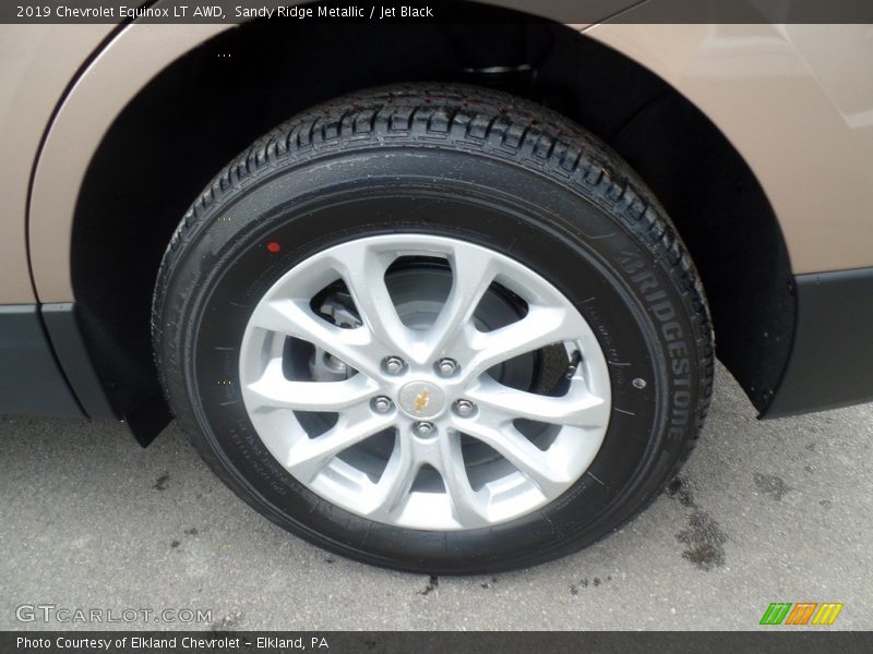 Sandy Ridge Metallic / Jet Black 2019 Chevrolet Equinox LT AWD