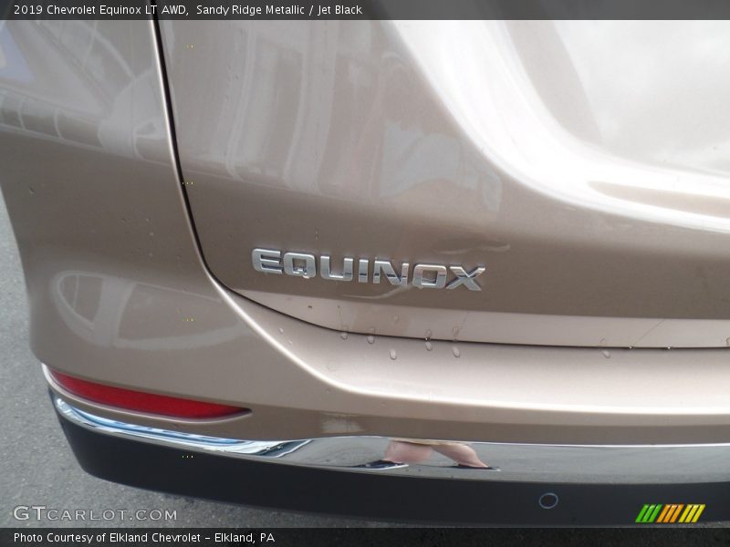 Sandy Ridge Metallic / Jet Black 2019 Chevrolet Equinox LT AWD