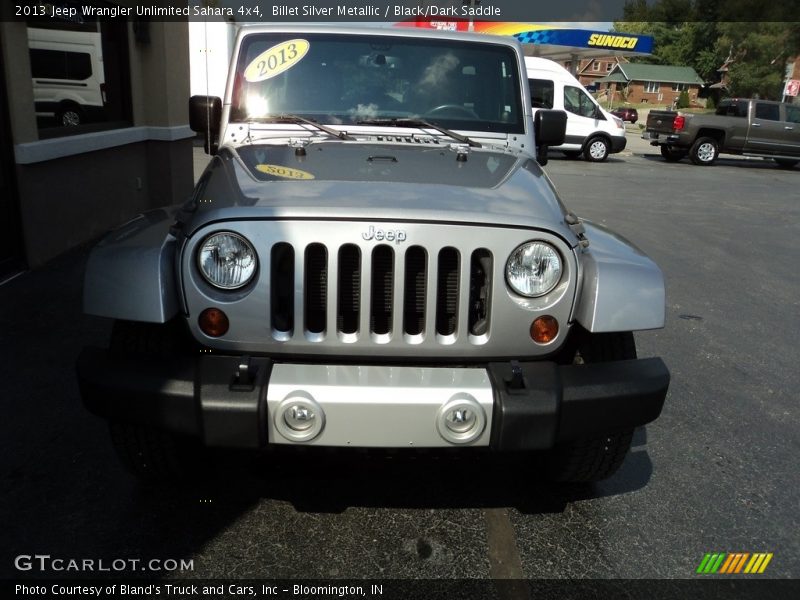 Billet Silver Metallic / Black/Dark Saddle 2013 Jeep Wrangler Unlimited Sahara 4x4