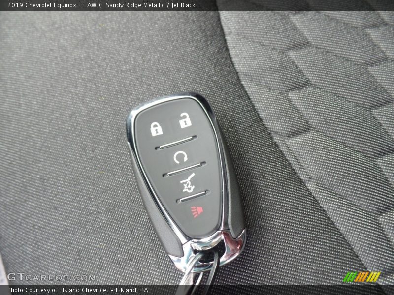 Sandy Ridge Metallic / Jet Black 2019 Chevrolet Equinox LT AWD