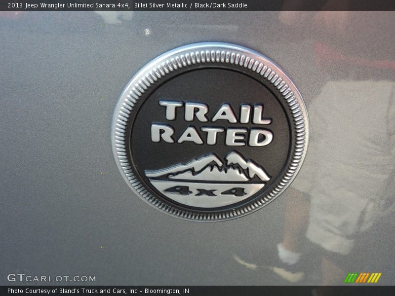 Billet Silver Metallic / Black/Dark Saddle 2013 Jeep Wrangler Unlimited Sahara 4x4