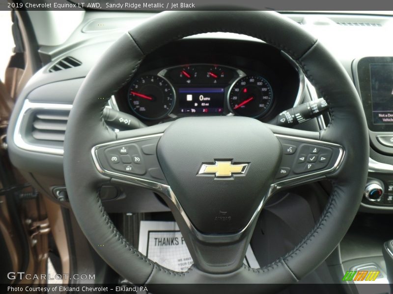 Sandy Ridge Metallic / Jet Black 2019 Chevrolet Equinox LT AWD