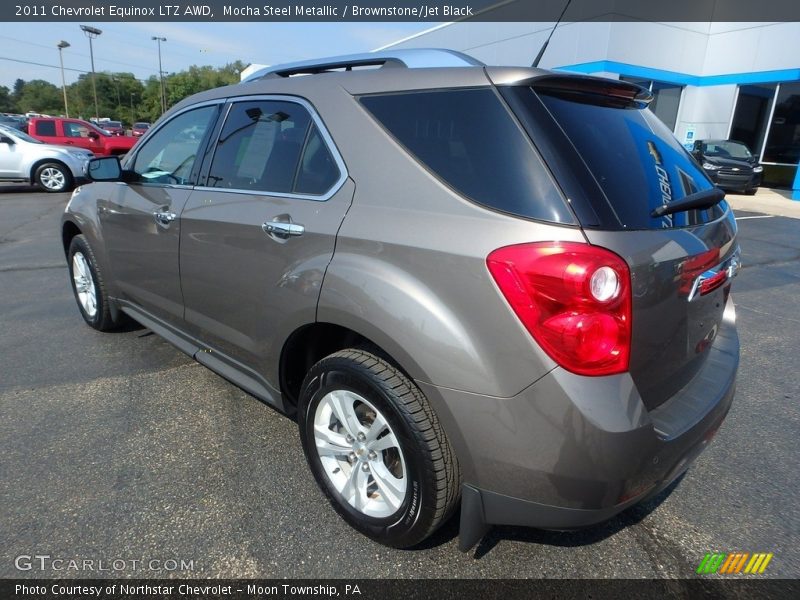Mocha Steel Metallic / Brownstone/Jet Black 2011 Chevrolet Equinox LTZ AWD