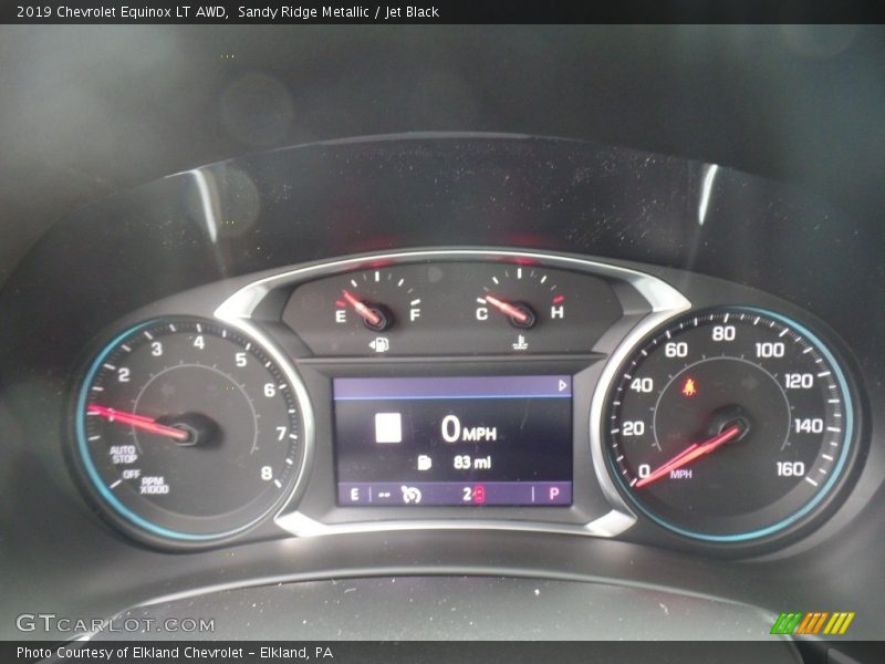 Sandy Ridge Metallic / Jet Black 2019 Chevrolet Equinox LT AWD