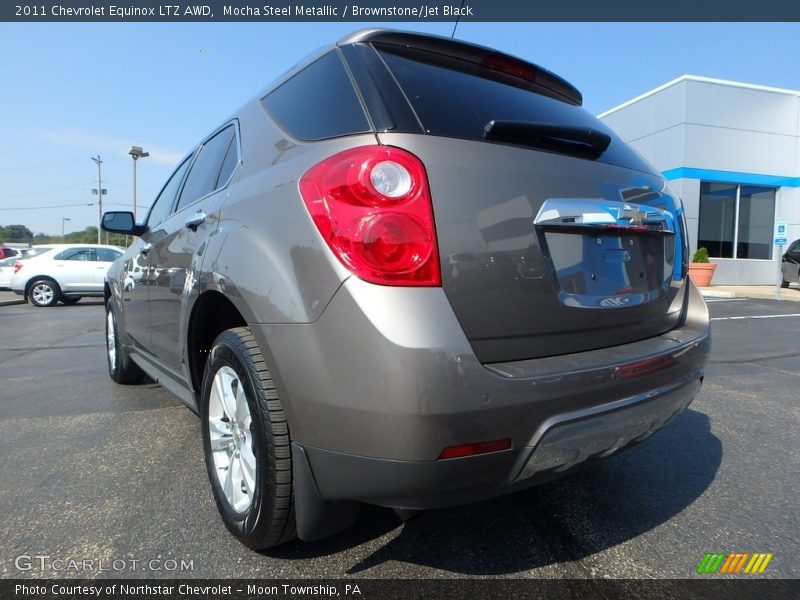 Mocha Steel Metallic / Brownstone/Jet Black 2011 Chevrolet Equinox LTZ AWD