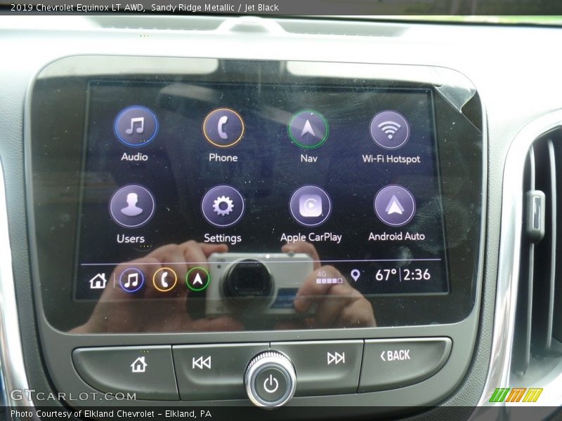 Sandy Ridge Metallic / Jet Black 2019 Chevrolet Equinox LT AWD