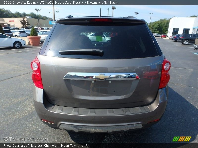 Mocha Steel Metallic / Brownstone/Jet Black 2011 Chevrolet Equinox LTZ AWD