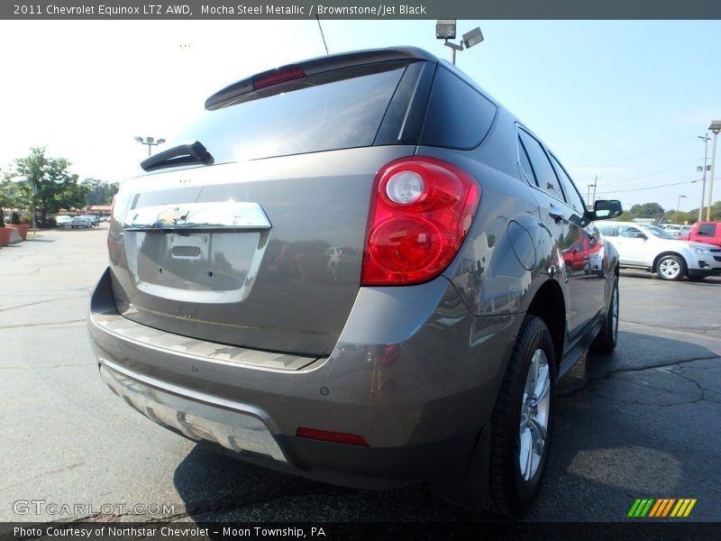 Mocha Steel Metallic / Brownstone/Jet Black 2011 Chevrolet Equinox LTZ AWD