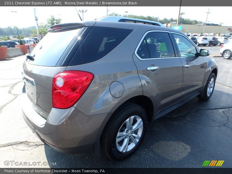 Mocha Steel Metallic / Brownstone/Jet Black 2011 Chevrolet Equinox LTZ AWD