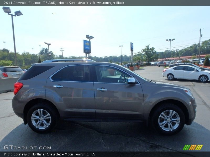 Mocha Steel Metallic / Brownstone/Jet Black 2011 Chevrolet Equinox LTZ AWD