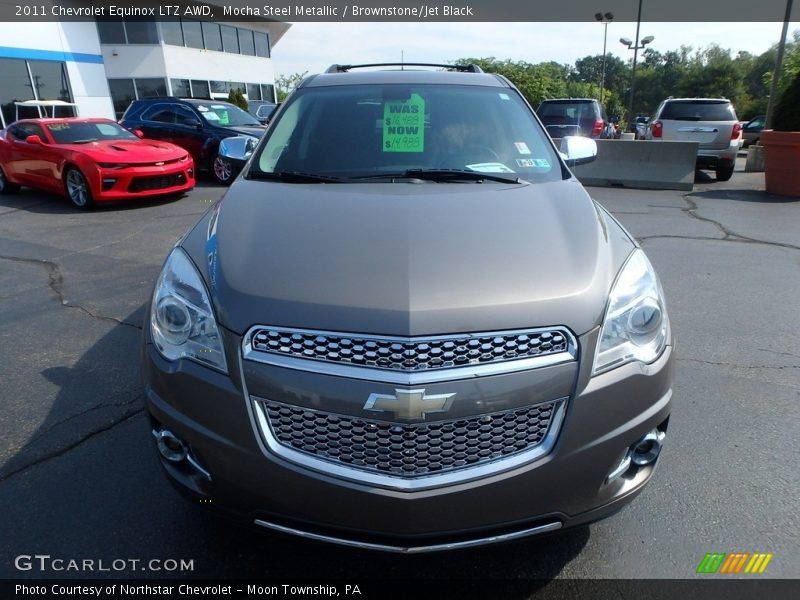 Mocha Steel Metallic / Brownstone/Jet Black 2011 Chevrolet Equinox LTZ AWD